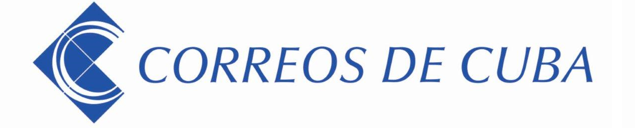 Página de rastreo de Correos de Cuba
